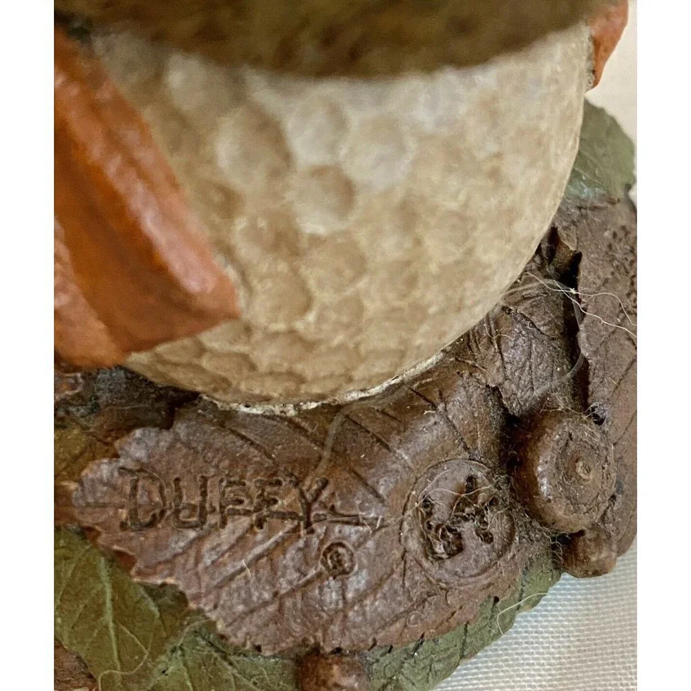 VTG Duffy Duckling‎ 1992 Tim Wolfe Cairn Figurine Item 9031 Ed. # 64 Golf Ball